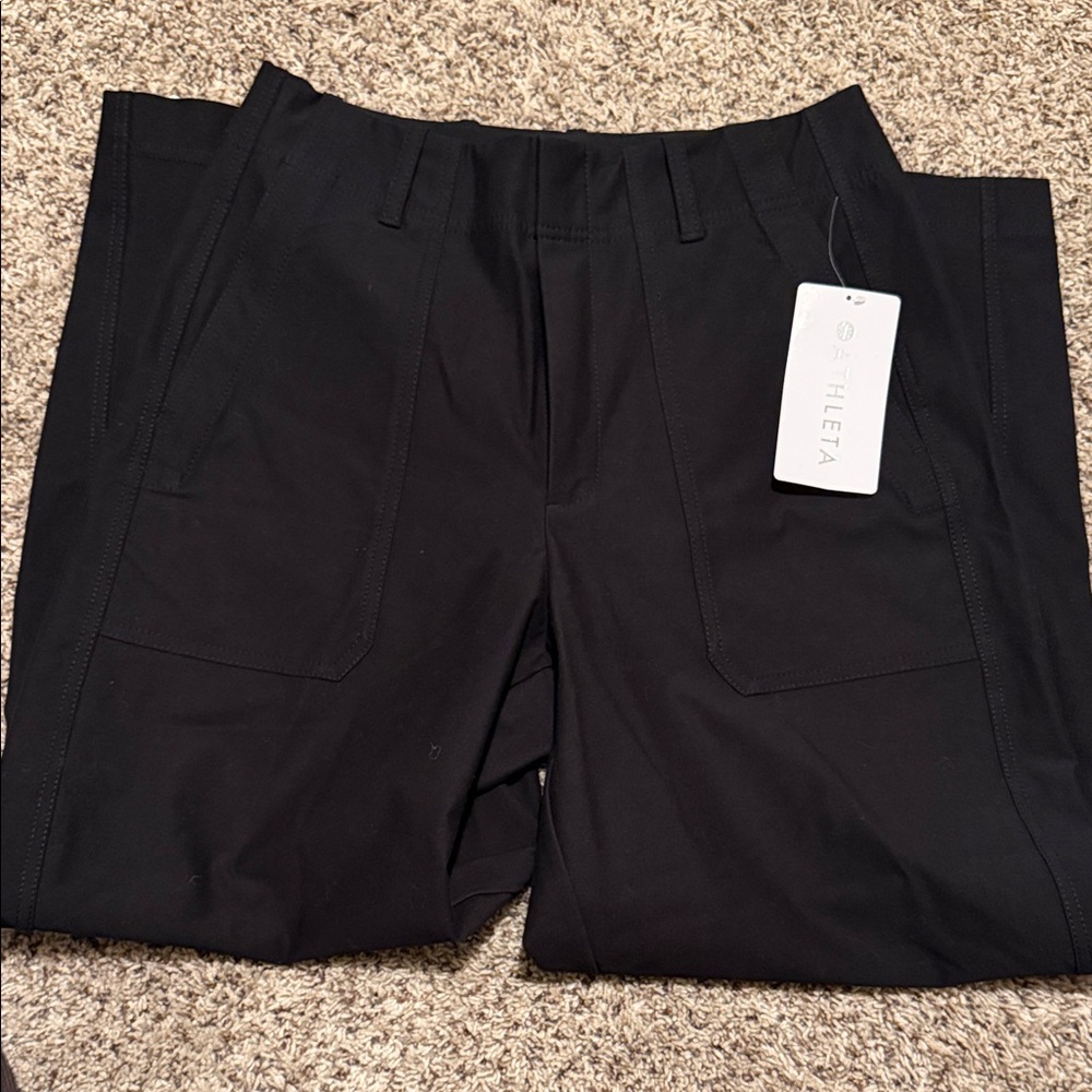 Athleta Black Ankle & Cropped Pants